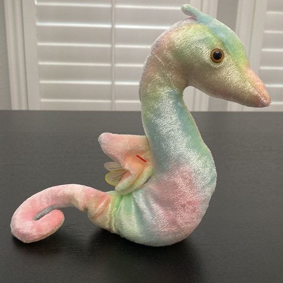 TY Beanie Baby “Neon” the Rainbow Seahorse - 1999 - Picture 2 of 10